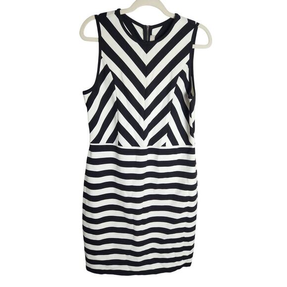 Ann Taylor Loft Ponte Knit Sheath Dress Sz 12 Careerwear office slimming stretch - Picture 1 of 11